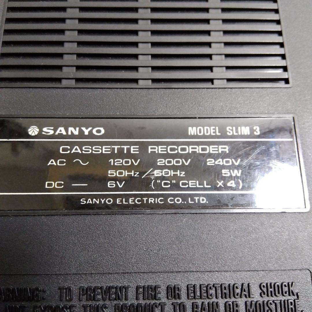 Sanyo Cassette Player Slim 3