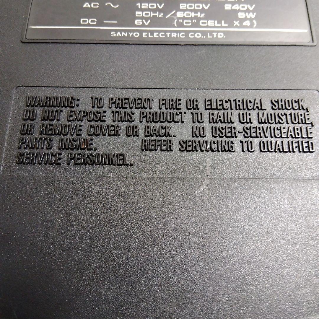 Sanyo Cassette Player Slim 3