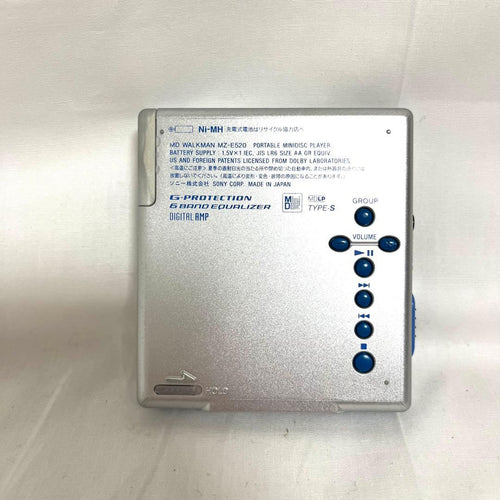 Sony Portable Md Player Mz-E520 Walkman
