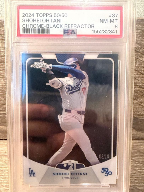 Mlb Topps Chrome Refractor 50/50 Psa