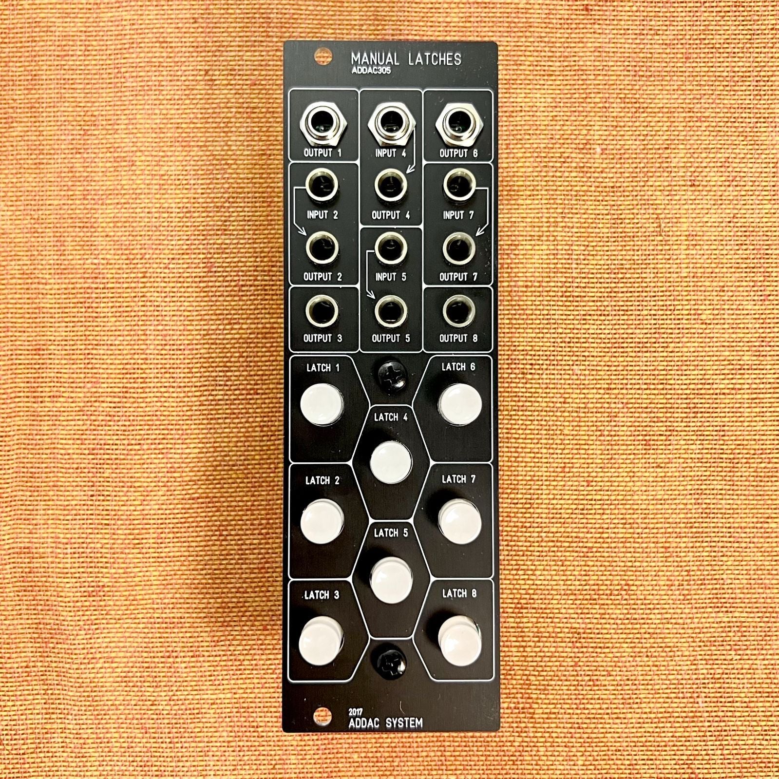 Modular Synthesizer Addac System: Addac305 Manual Latches