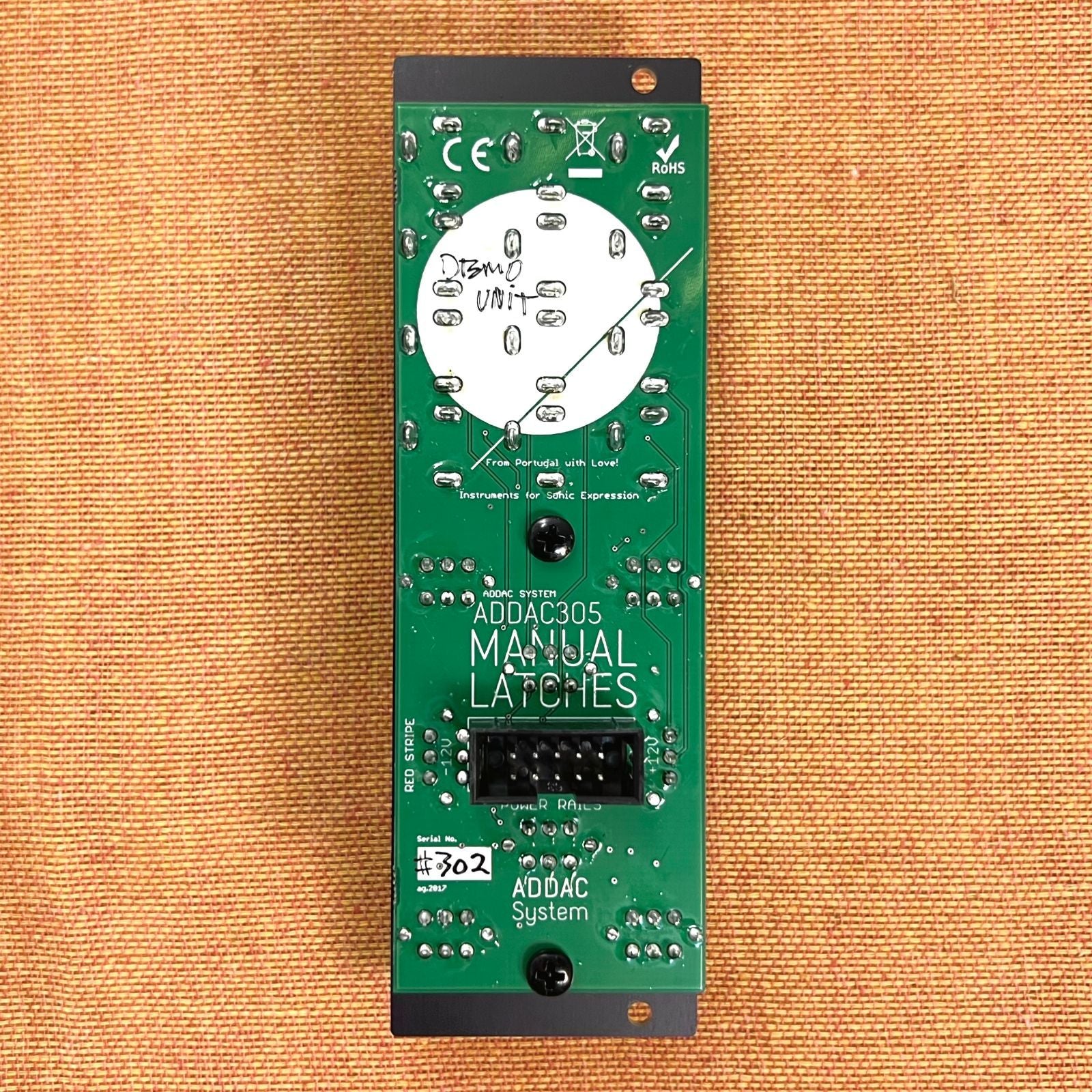 Modular Synthesizer Addac System: Addac305 Manual Latches