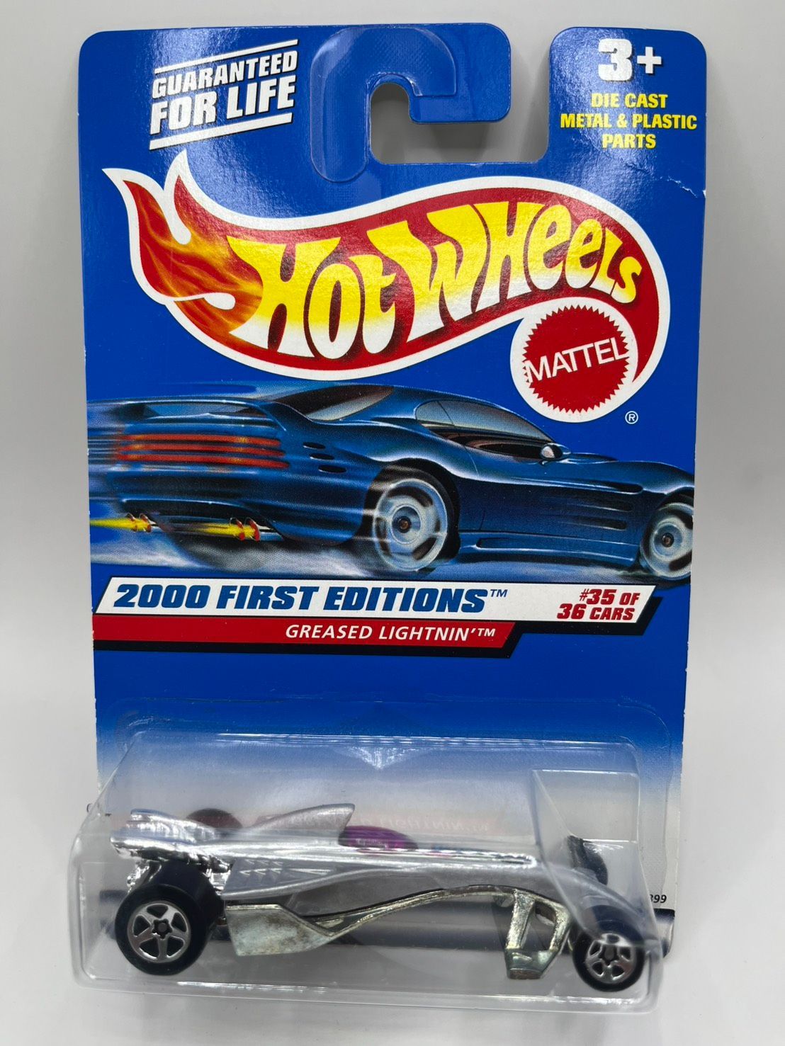 Mattel Hot Wheels Greased Lightnin' 2000First Editions