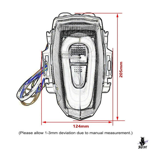 Brake Yzf-R15/R15M 2017-2023 Led