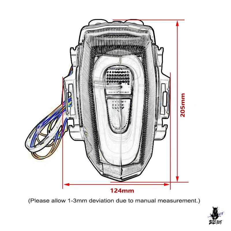 Brake Yzf-R15/R15M 2017-2023 Led