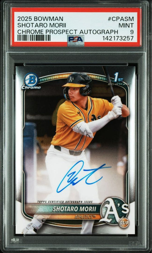 Mlb Topps 1St Auto Psa 9