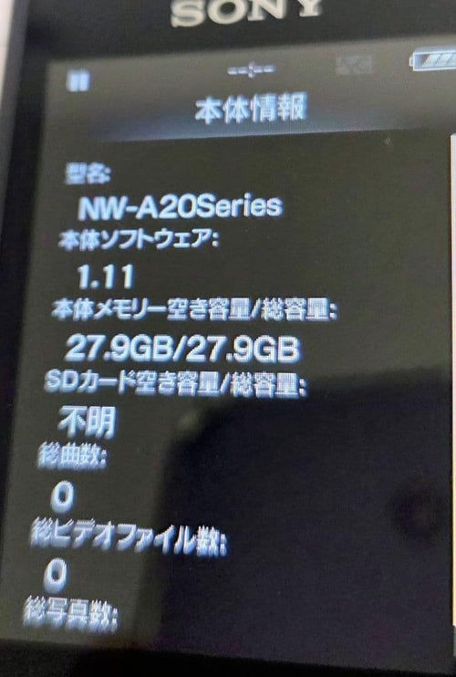 Sony Digital Audio Players Walkman Nw-A26