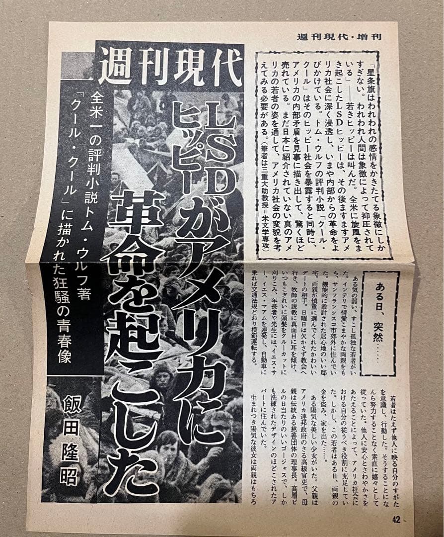 Literature Novel Lsd 1971