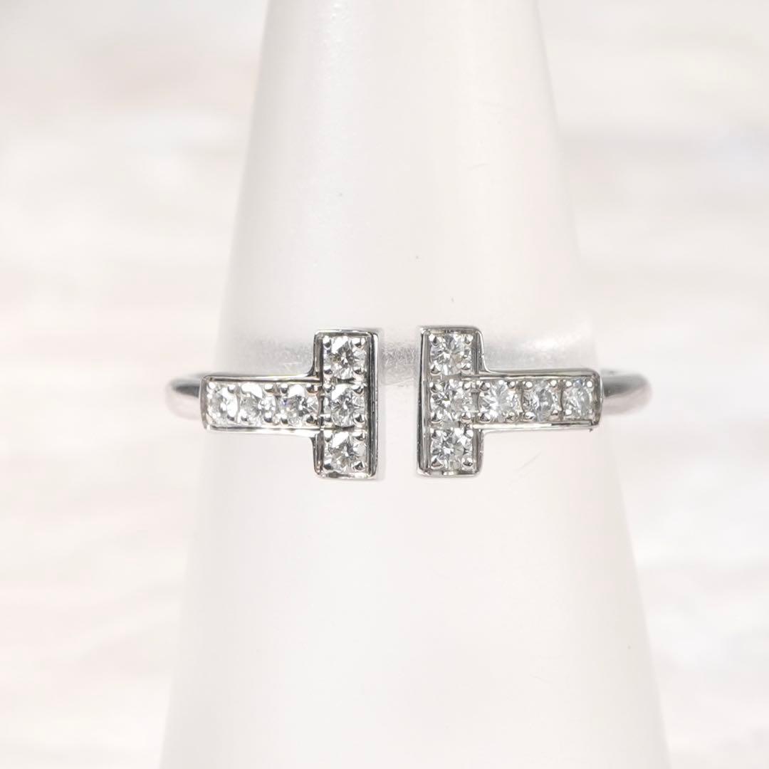 Tiffany Rings Tiffany&Co. T 750 Wg 56