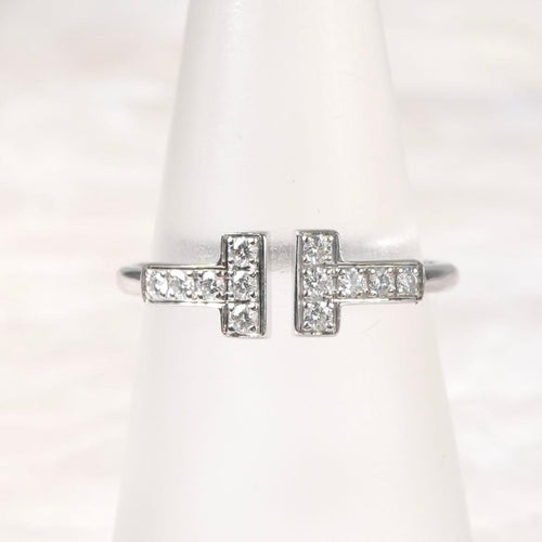 Tiffany Rings Tiffany&Co. T 750 Wg 56