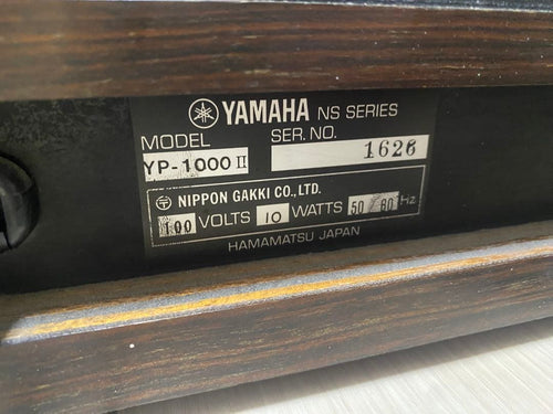 Yamaha Record Players (Turntables) Yp-1000 Ii