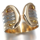 Cartier Ring 2C C C2 Lm 50 K18Yg/Wg/Pg #192815