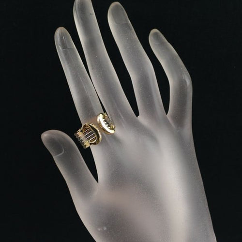 Cartier Ring 2C C C2 Lm 50 K18Yg/Wg/Pg #192815