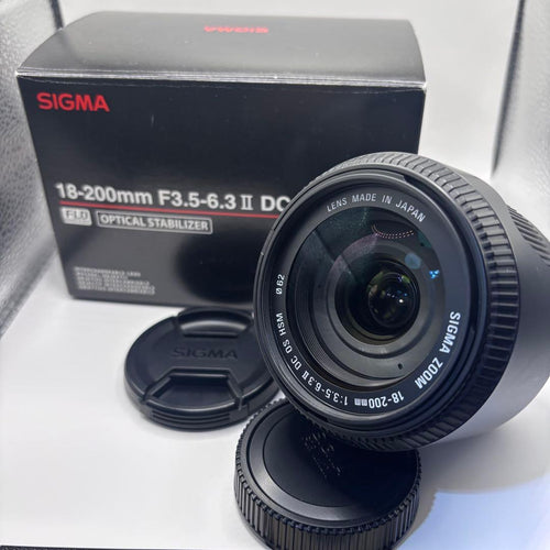 Sigma Lens (Zoom) 18-200Mm F3.5-6.3 Ii Dc Os Hsm