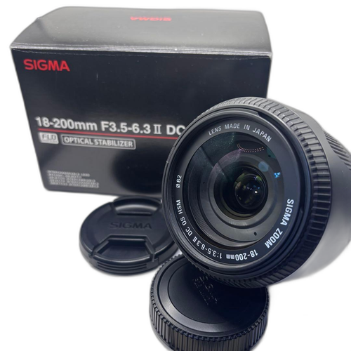 Sigma Lens (Zoom) 18-200Mm F3.5-6.3 Ii Dc Os Hsm