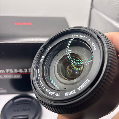 Sigma Lens (Zoom) 18-200Mm F3.5-6.3 Ii Dc Os Hsm