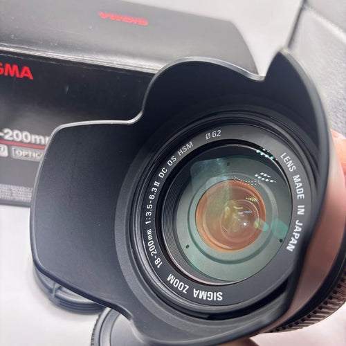 Sigma Lens (Zoom) 18-200Mm F3.5-6.3 Ii Dc Os Hsm