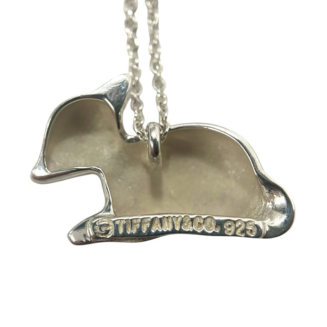 Tiffany Necklace Tiffany&Co. Sv925 Silver/ 3.8G (Ser-7402)