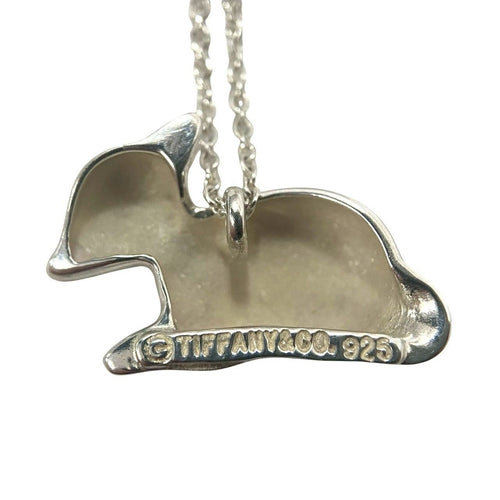 Tiffany Necklace Tiffany&Co. Sv925 Silver/ 3.8G (Ser-7402)