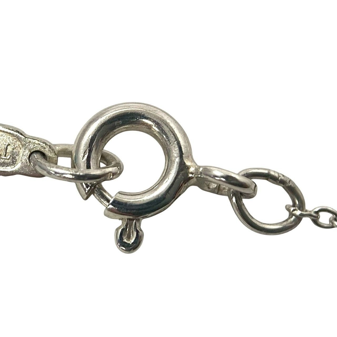 Tiffany Necklace Tiffany&Co. Sv925 Silver/ 3.8G (Ser-7402)