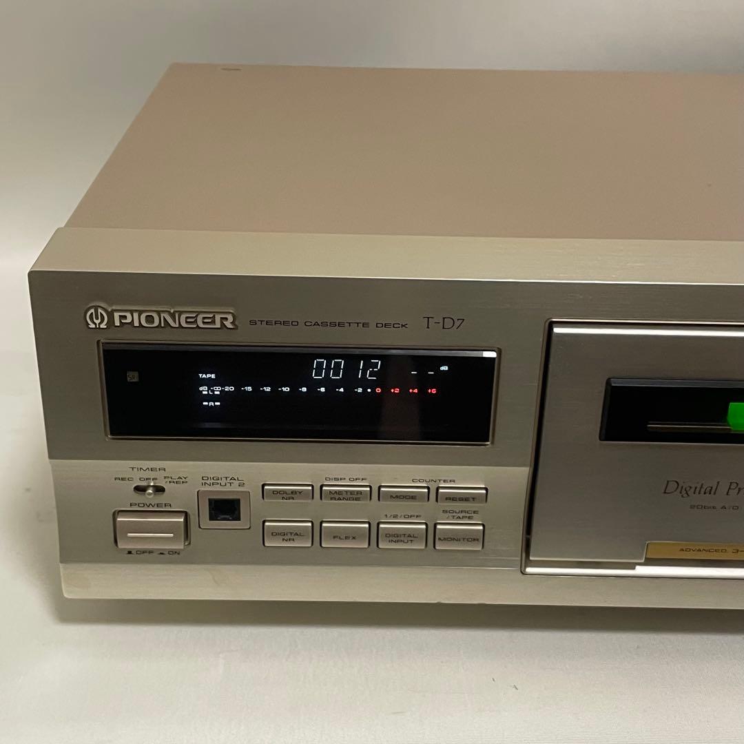 Pioneer Cd Md Cassette Deck 3 T D7