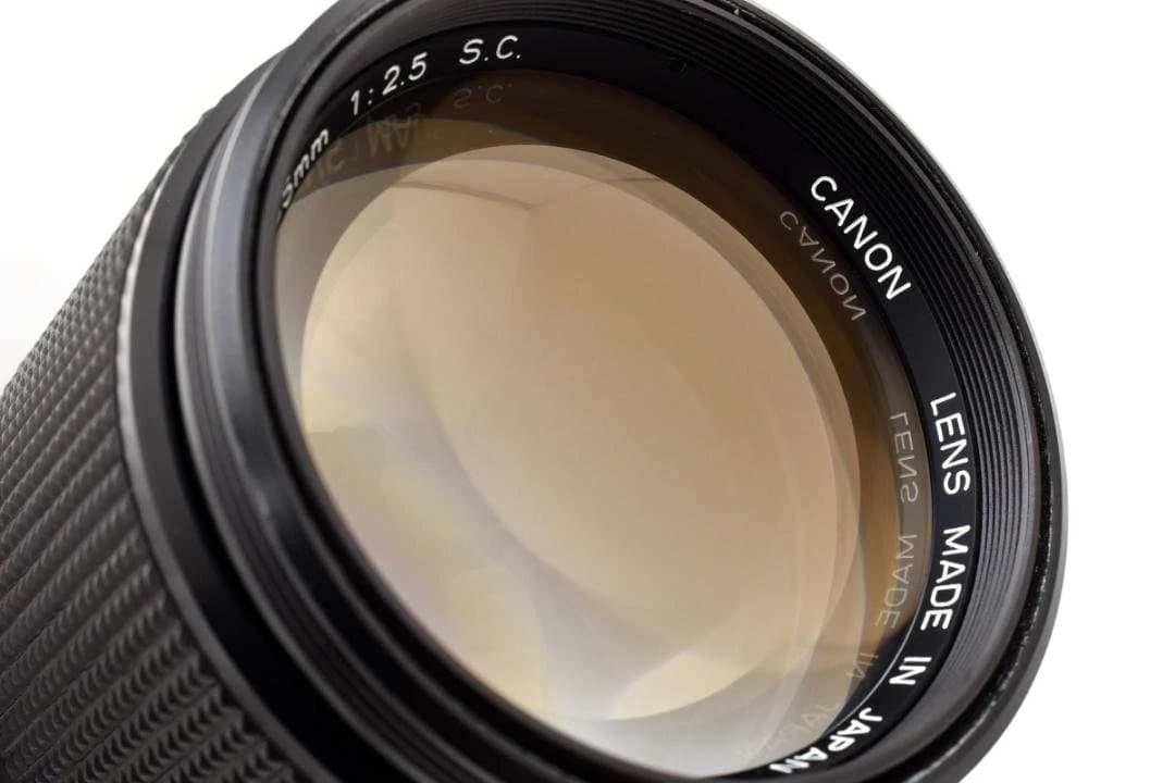 Canon Prime Lenses Fd F2.5 S.C. Uv