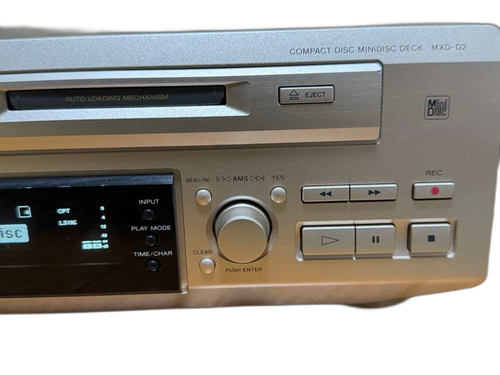 Sony Cd Md Cassette Deck Mxd-D2