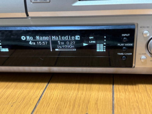Sony Cd Md Cassette Deck Mxd-D2