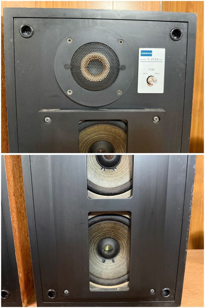 Onkyo Speakers O-2434 E-213A Oak