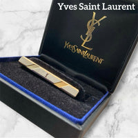 Yves Saint Laurent Tie Pins Clips Ysl