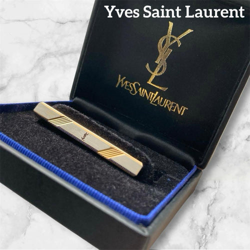 Yves Saint Laurent Tie Pins Clips Ysl