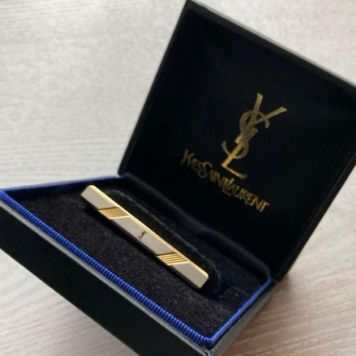 Yves Saint Laurent Tie Pins Clips Ysl