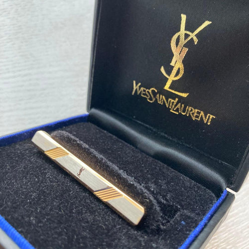 Yves Saint Laurent Tie Pins Clips Ysl