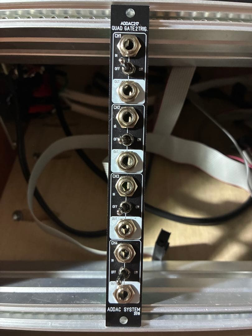 Modular Synthesizers Addac System 217 Quad Gate To Trigger
