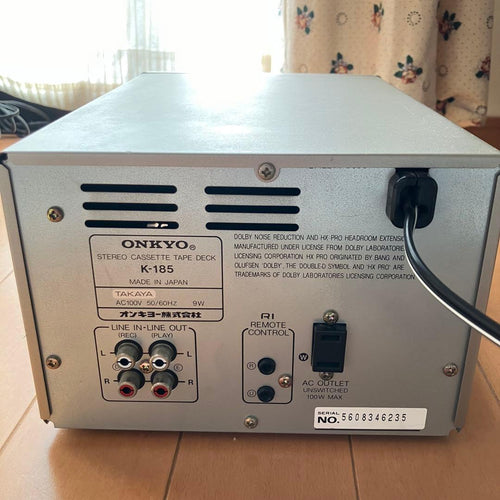 Onkyo Cd Md Cassette Deck K-185