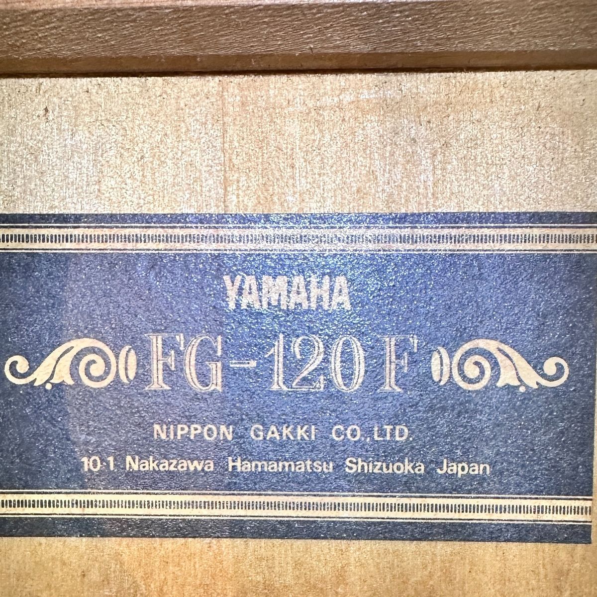 Yamaha Acoustic Guitar Fg-120F