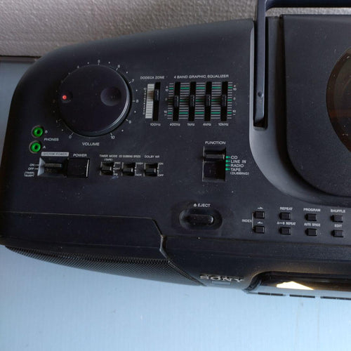 Sony Cd Md Cassette Deck Dodecahorn Cfd-700