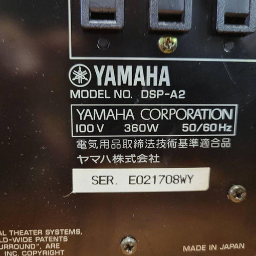 Yamaha Av Amplifiers Dsp-A2