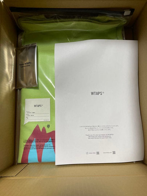 Wtaps T-Shirts Obj 04 Ss Cotton. Fuku Light Green