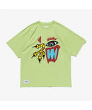 Wtaps T-Shirts Obj 04 Ss Cotton. Fuku Light Green