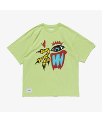 Wtaps T-Shirts Obj 04 Ss Cotton. Fuku Light Green