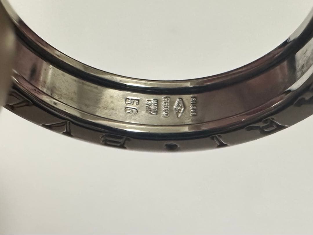 Bvlgari Rings B-Zero1 K18Wg 56 7.7G