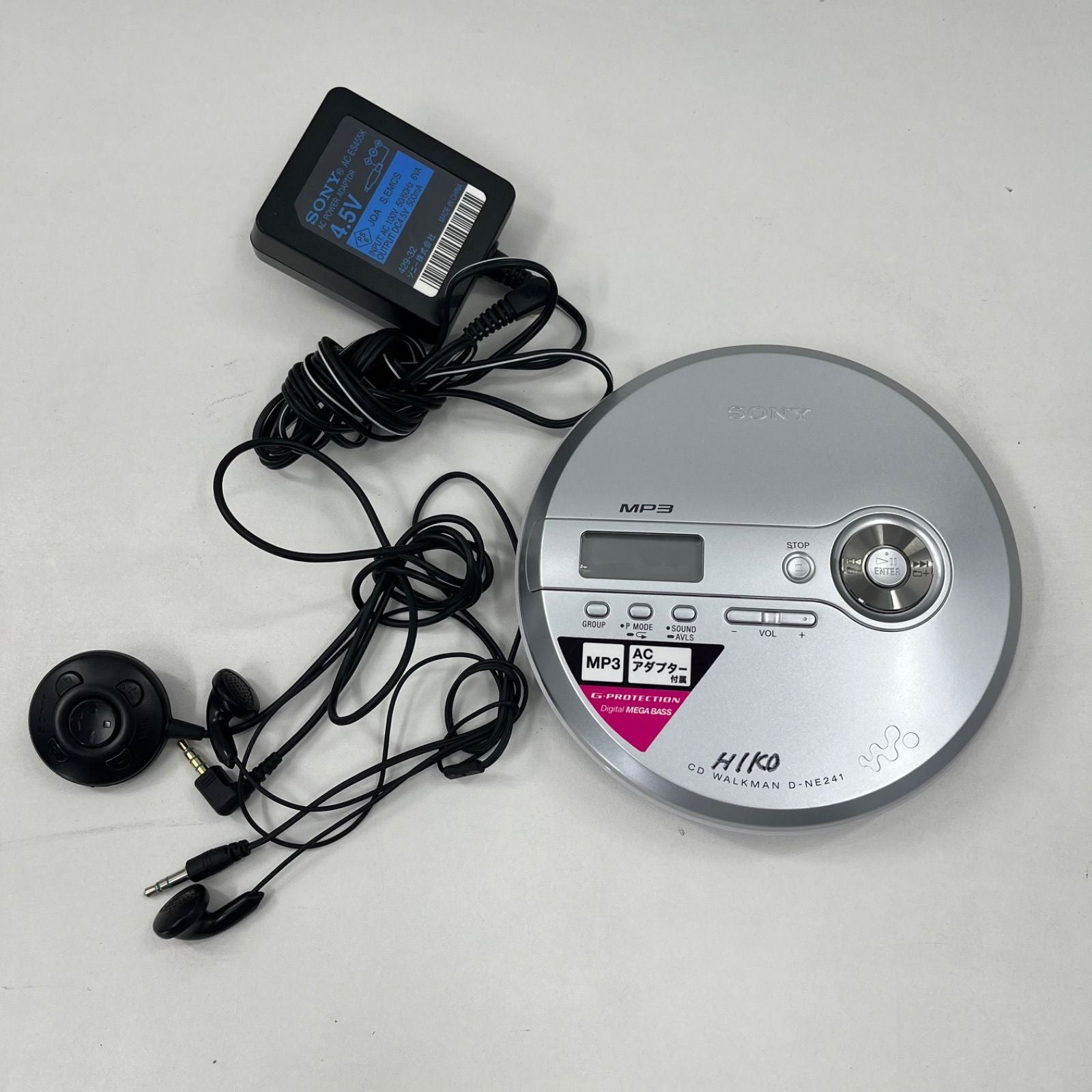 Sony Portable Cd Player D-Ne241 Mp3 Ac