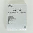 Nikon Lens (Zoom) Af-P Dx Nikkor 10-20Mm F4.5-5.6G Vr F