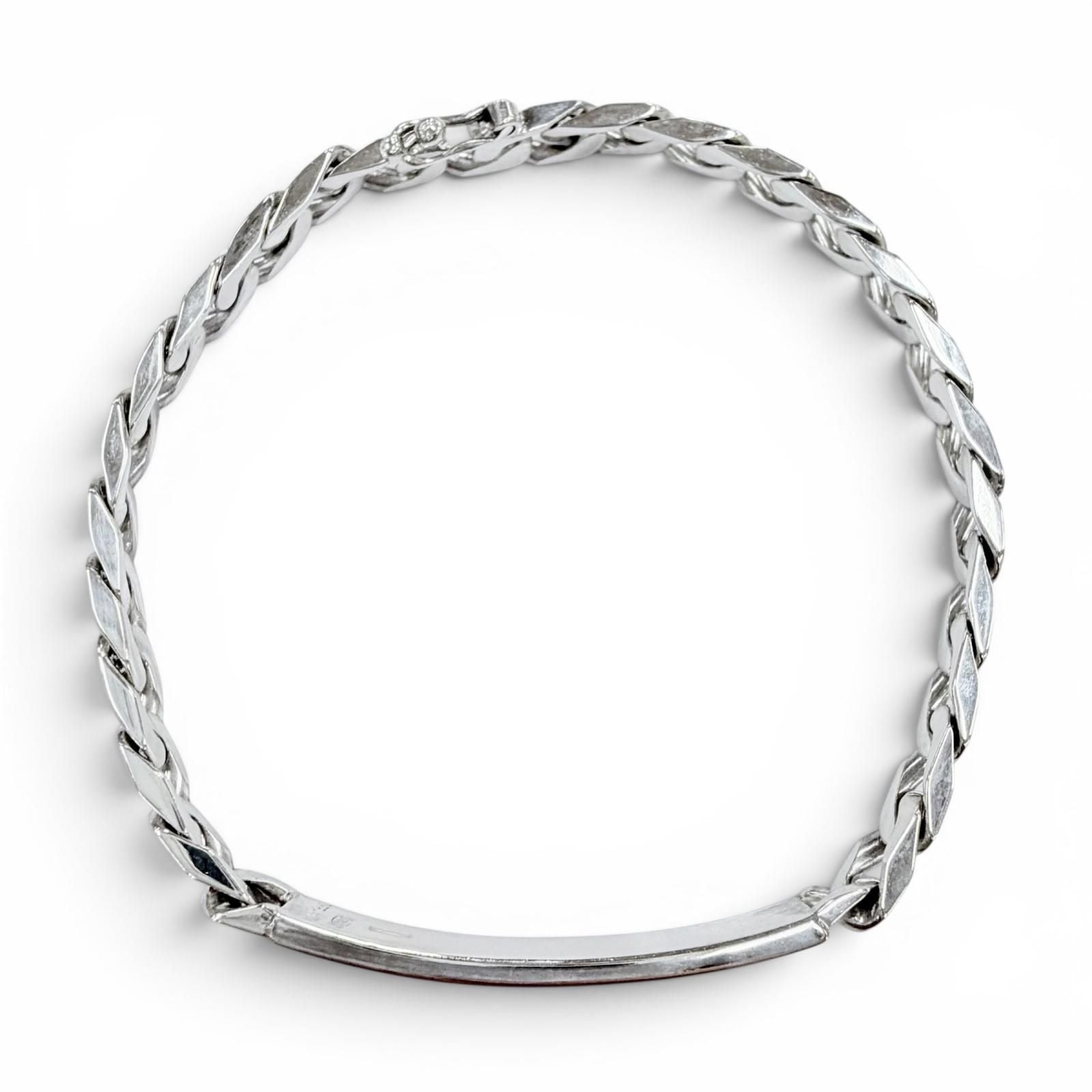 Tiffany Bracelet Tiffany&Co. 925 Id 12.97G (Color)