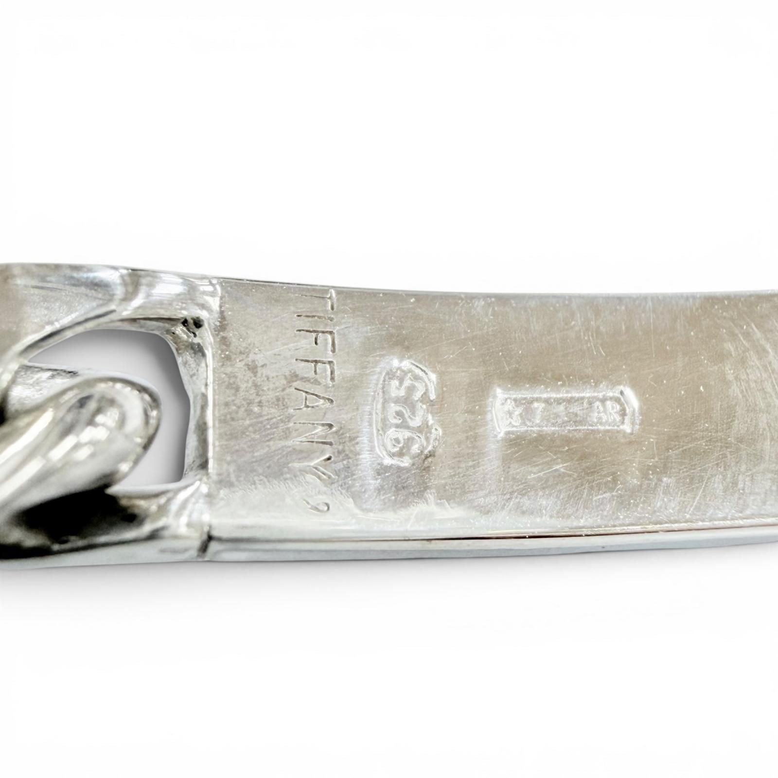 Tiffany Bracelet Tiffany&Co. 925 Id 12.97G (Color)
