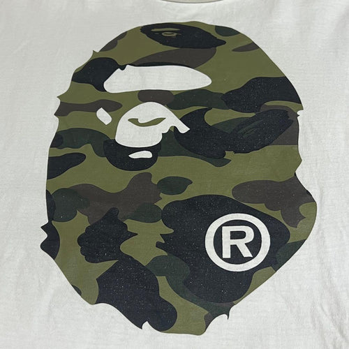 A Bathing Ape T-Shirts Y2K Ape/1St Camo Head Tee