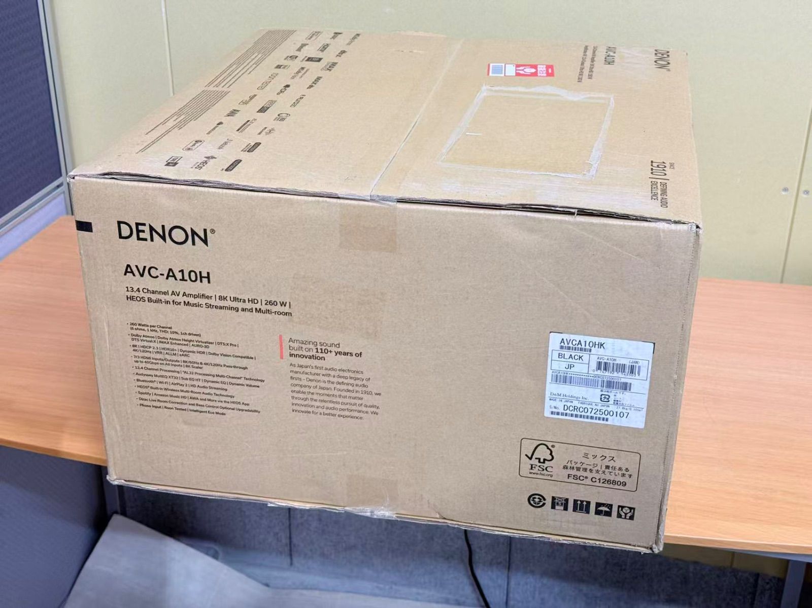 Denon Av Amplifier 77 Avc-A10H-K