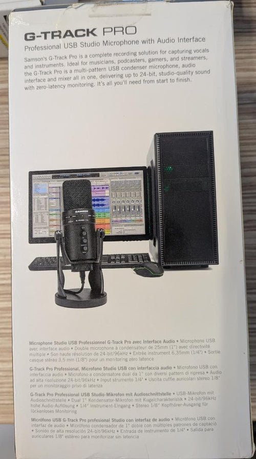 Condenser Microphones Samson G-Track Pro Usb