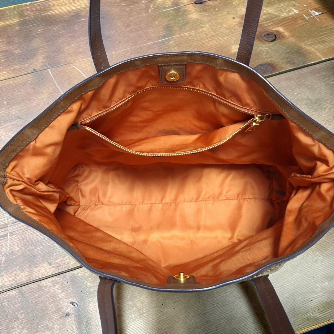 Prada Tote Bags 2Way A4 Khaki